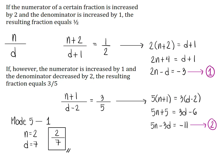 Number Problems | Algebra – Problem 2: – Diagram