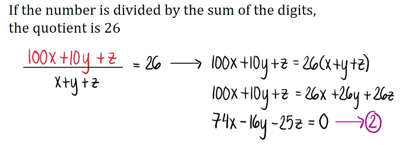 Number Problems | Algebra – Problem 4: – Diagram