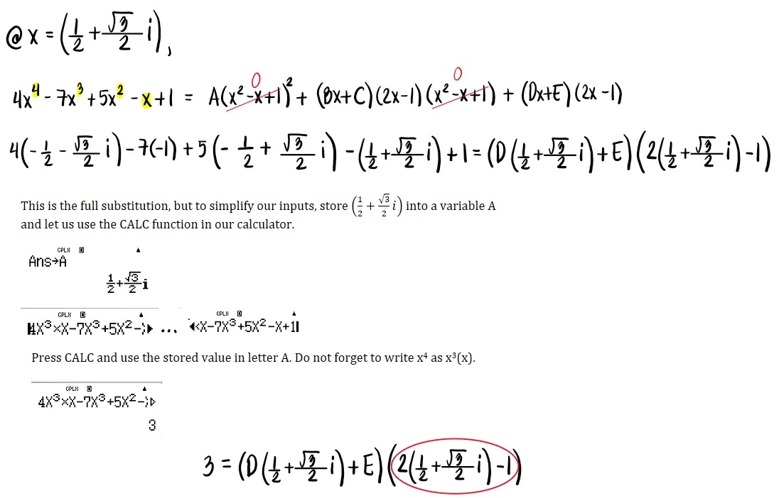 Partial Fractions | Algebra – Problem 5: – Diagram