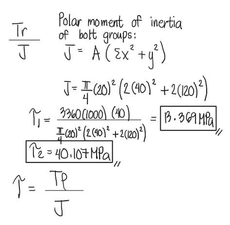 Flanged Bolt Couplings | Mechanics of Deformable Bodies – Problem 3: – Diagram