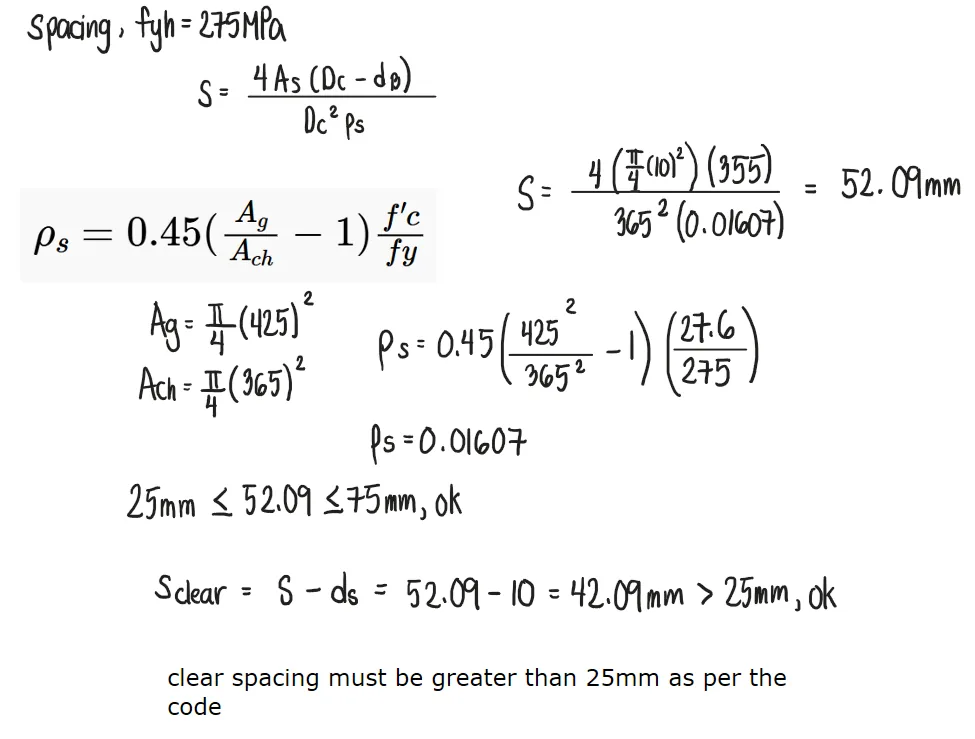 Reinforced Concrete Columns | Principles of Reinforced Concrete – Problem 4 (Design): – Diagram