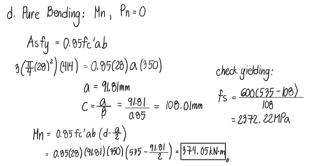 Reinforced Concrete Columns | Principles of Reinforced Concrete – Problem 5: – Diagram