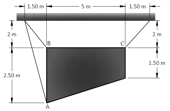Centroids | Statics of Rigid Bodies – Problem 9: – Diagram